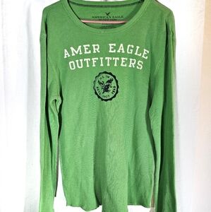 2/$20 American Eagle M Waffle Weave Shirt